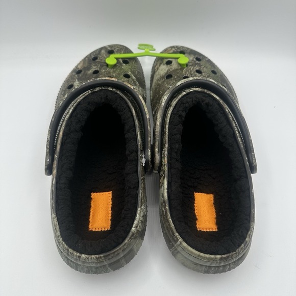 Crocs Realtree APX Classic Clogs Mens 9 Womens 11 Green Camo Lined Slip On Shoes main image 7